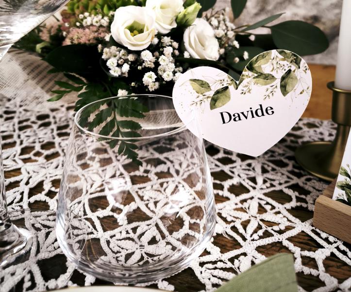 Segnaposto a Cuore - Accessori per matrimonio